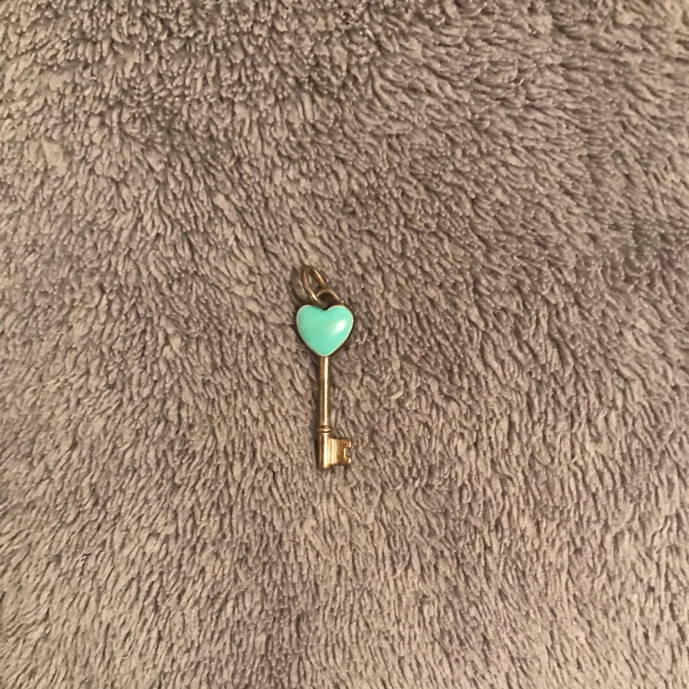 authentic Tiffany & co. Key heart pendant
